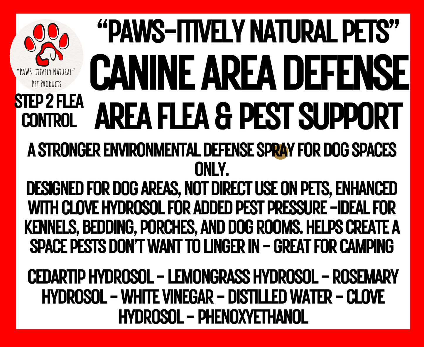 Canine Area Defense  - Environmental Pest Mist (*Step 3)