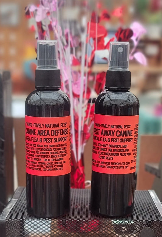 "PAWS-itively Natural Pets" Dog Flea Support Protocol Bundle