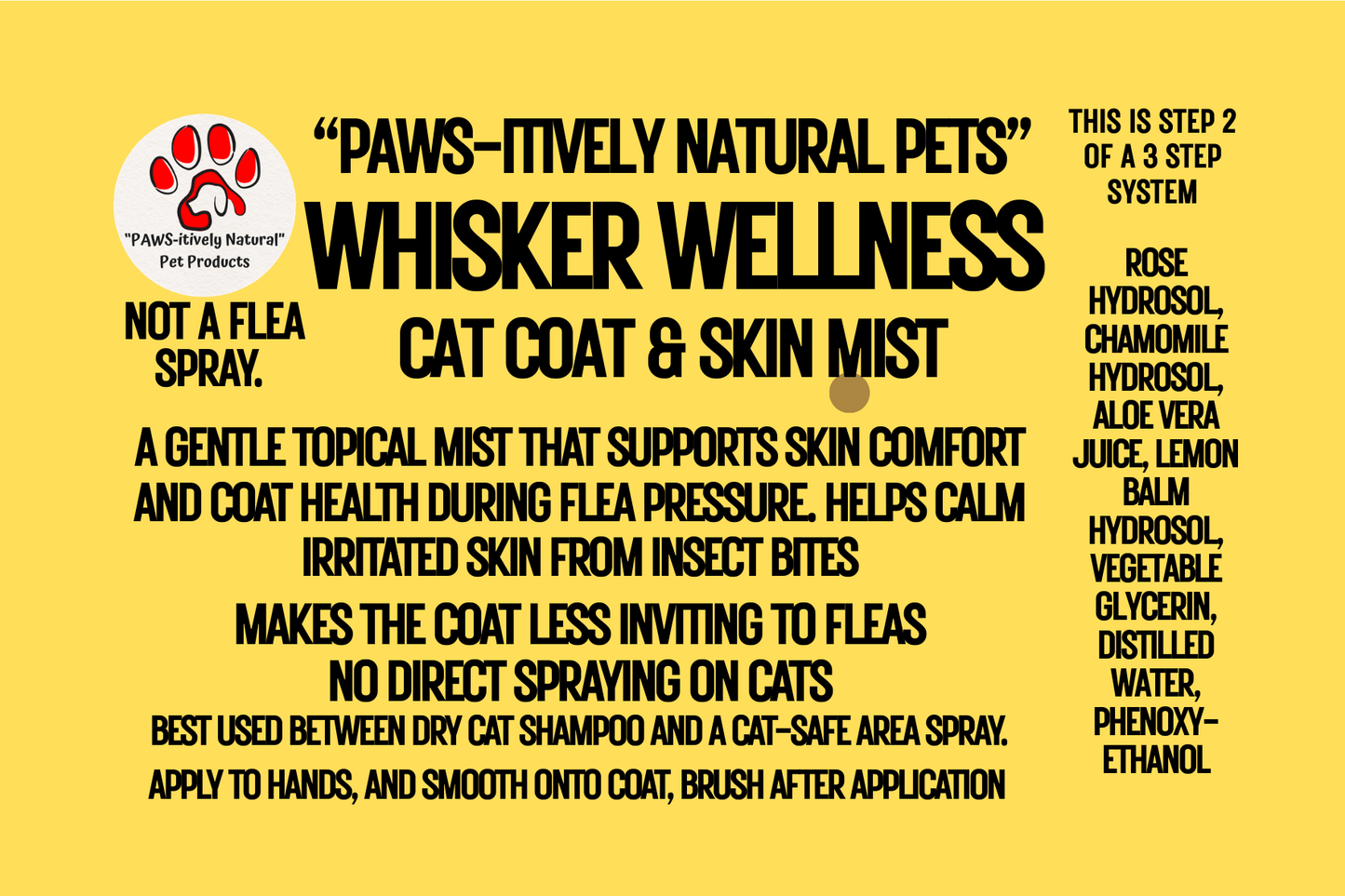 Whisker Wellness - Soothing Coat and Skin Mist for Cats