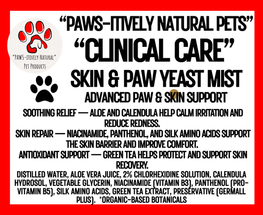 Clinical Care  Paw Mist - Advanced Support for Problem Skin and Yeasty Paws