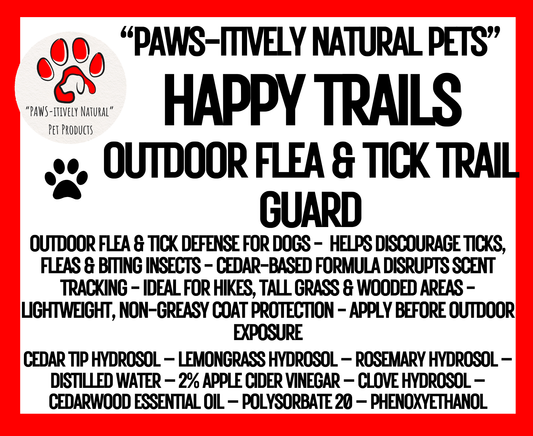 Happy Trails-Trail Guard Canine Mist (outdoor flea and tick defense)t)