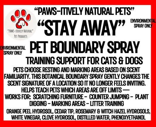 Stay Away - Pet Boundary Training Mist