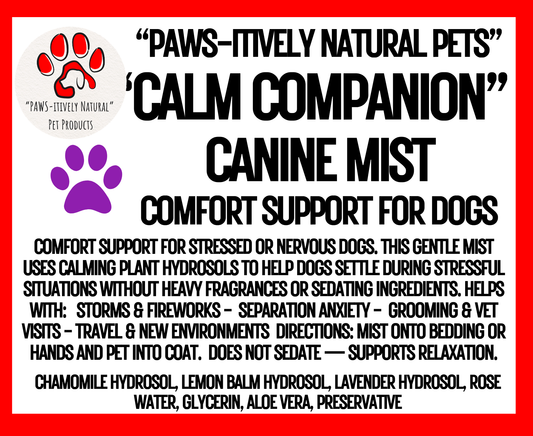 Calm Companion  - Botanical Calming Mist for Dogs
