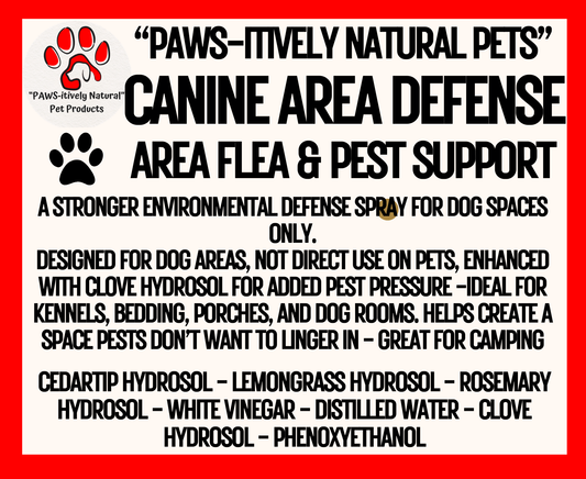 "PAWS-itively Natural Pets" Canine Area Defense  - Environmental Pest Mist (*Step 3)